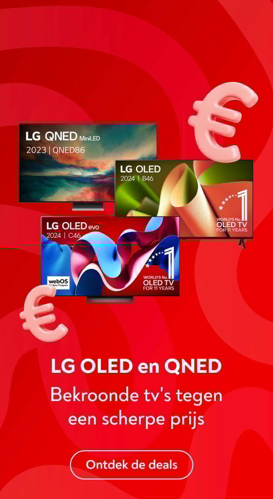 LG OLED en QNED: bekroonde tvs aan een scherpe prijs