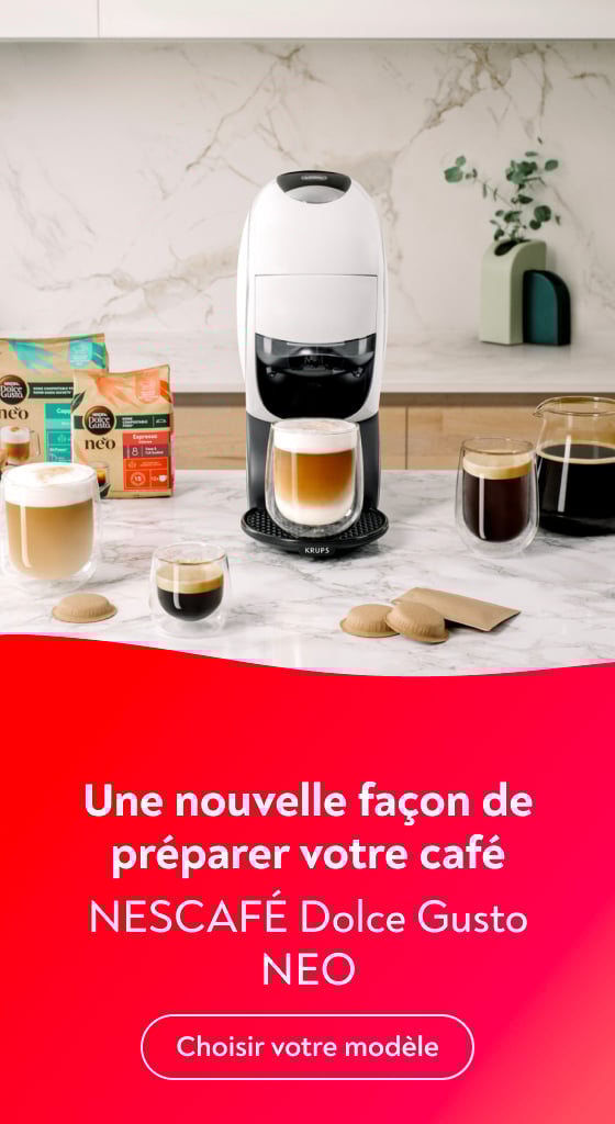 NESCAF Dolce Gusto NEO : les armes dun bar  caf  la maison