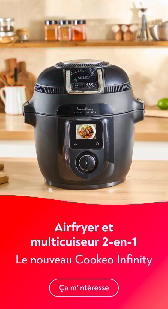 Gotez une infinit de saveurs. Le nouveau Cookeo Infinity