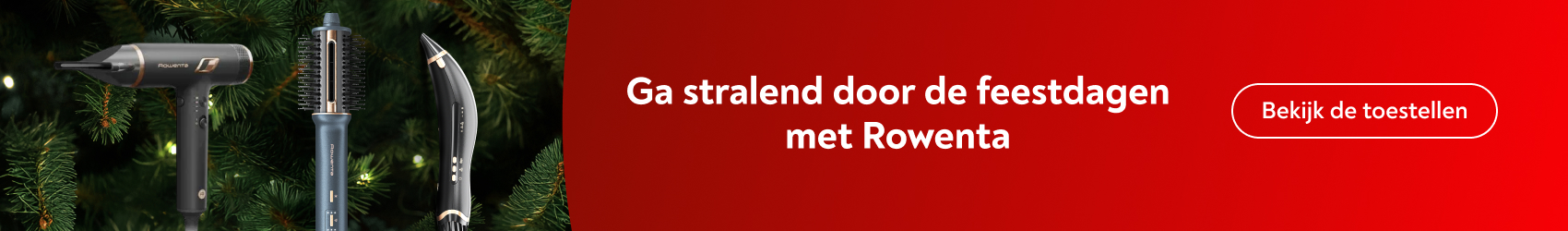 Ga stralend door de feestdagen met Rowenta