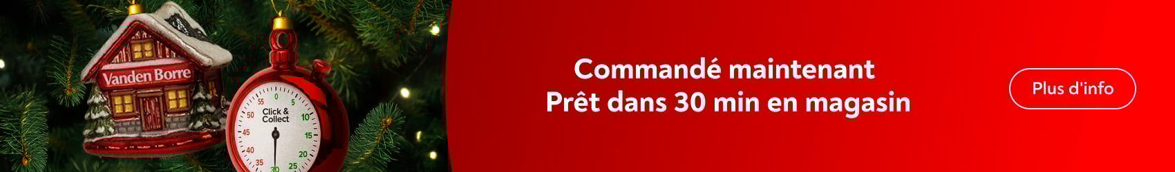 Command maintenant Prt dans 30 min en magasin