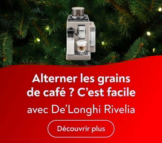 La machine  expresso Rivelia : la polyvalence  porte de main