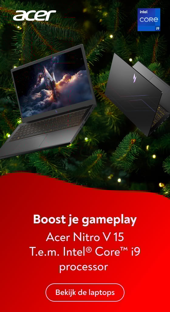 Extra kracht en snelheid dankzij de Intel� Core�-processor Acer Nitro V 15