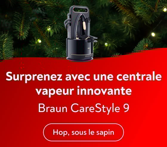 CareStyle 9 : la centrale vapeur la plus innovante de Braun