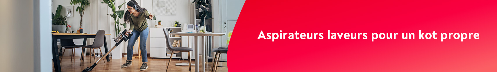 Aspirateurs laveurs pour un kot propre			