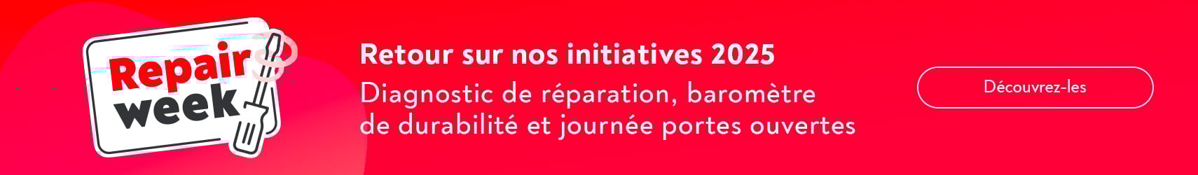 Retour sur nos initiatives pour Repair Week 2025