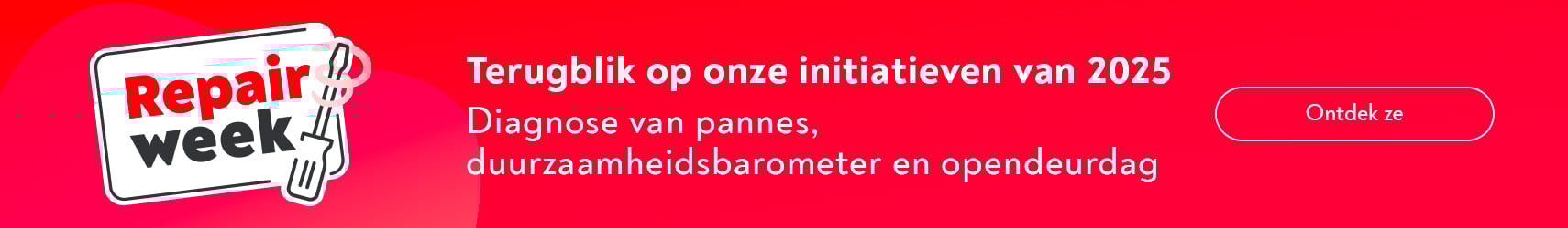 Terugblik op onze initiatieven voor Repair Week 2025