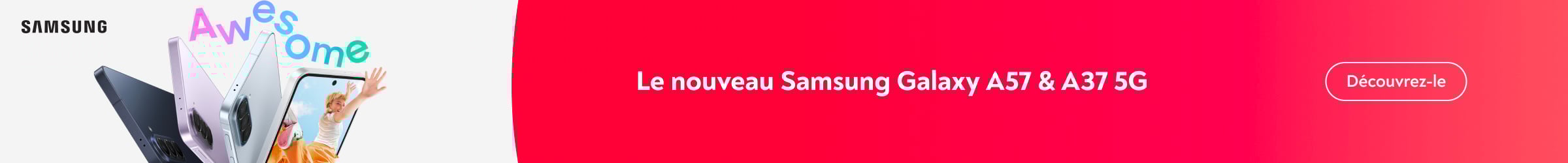 Le nouveau Samsung Galaxy A57 & A37 5G