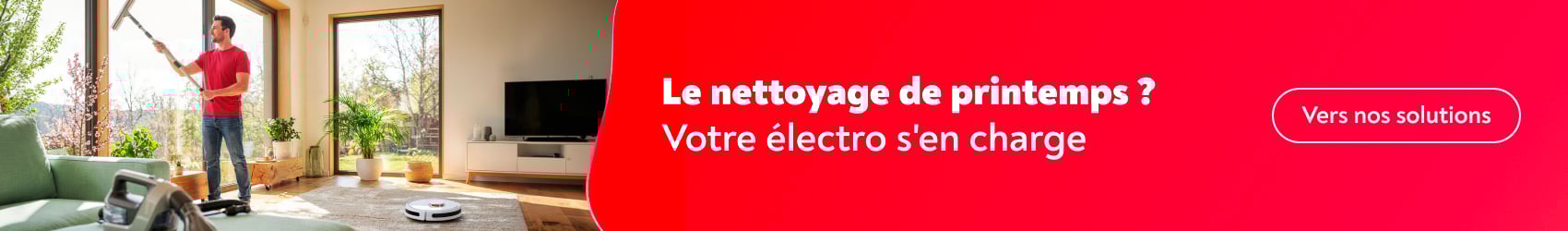 Le nettoyage de printemps ? Votre �lectro s�en charge