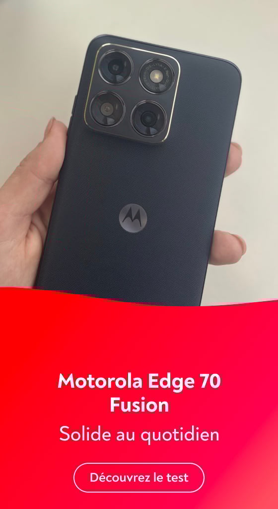 Motorola Edge 70 Fusion Solide au quotidien