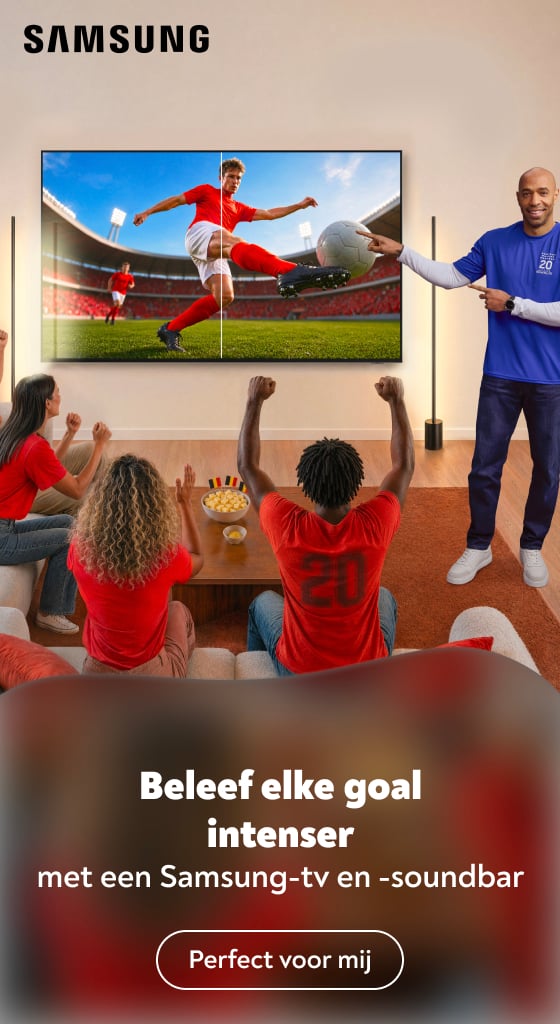 Beleef elke goal intenser met een Samsung-tv en -soundbar