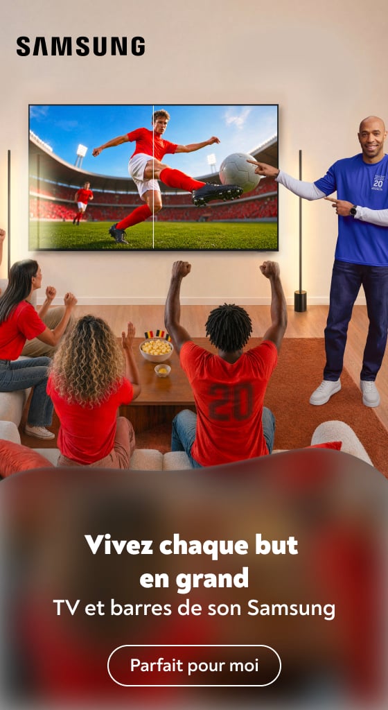 Vivez chaque but plus intens�ment avec une TV et une barre de son Samsung