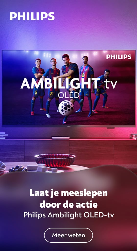 Philips The One, 4K Ambilight-televisie. Complete functionaliteit