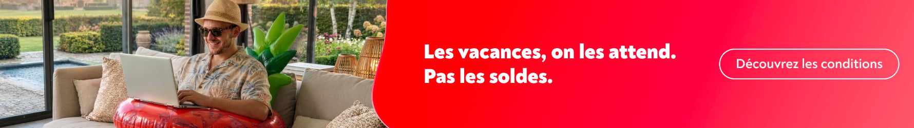 Les vacances, on les attend. Pas les soldes.