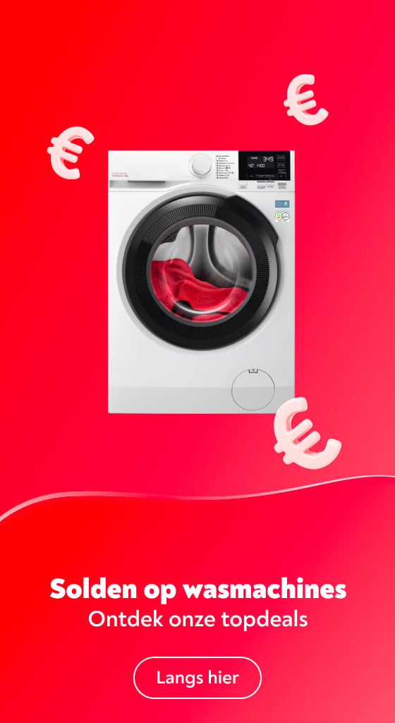 Solden op wasmachines 