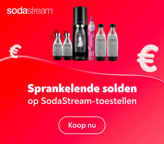 Sprankelende solden op Sodastream-toestellen