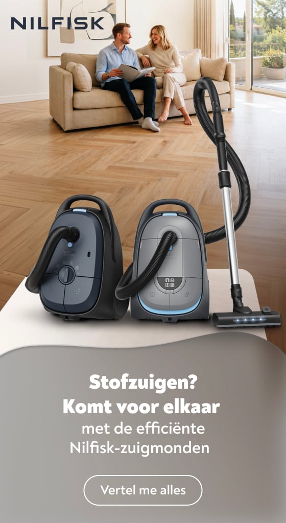 Stofzuigen ging nog nooit zo vlot met de doordachte Nilfisk-zuigmonden
