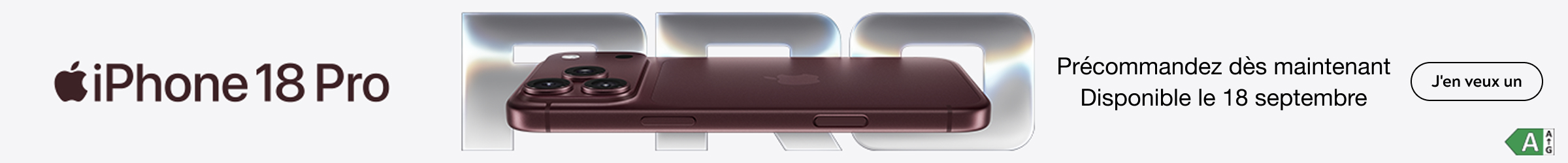 D�couvrez le tout nouveau Apple iPhone 18 Pro et iPhone 18 Pro Max