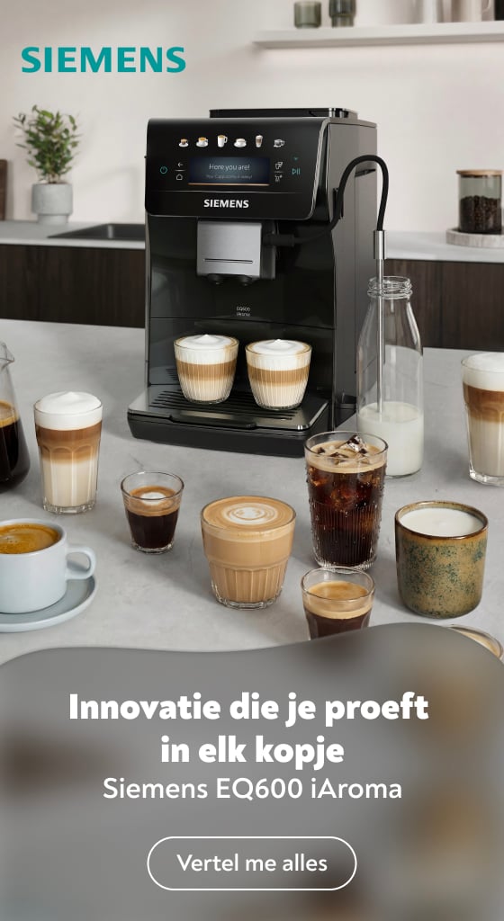 Siemens EQ600 iAroma: innovatie die je proeft in elk kopje
