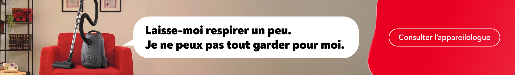 Laisse-moi respirer un peu. Je ne peux pas tout garder pour moi. Consulter l�appareilologue.