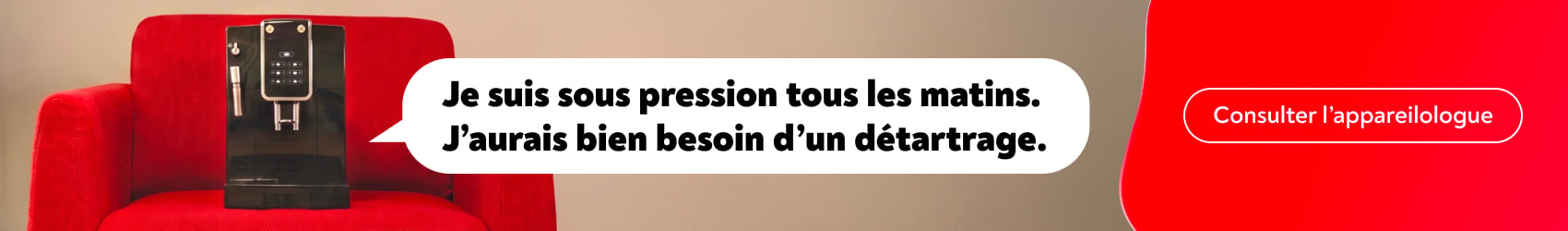 Je suis sous pression tous les matins. J�aurais bien besoin d�un d�tartrage. Consulter l�appareilolo