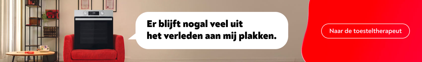 Er blijft nogal veel uit het verleden aan mij plakken. Ga naar de toesteltherapeut.