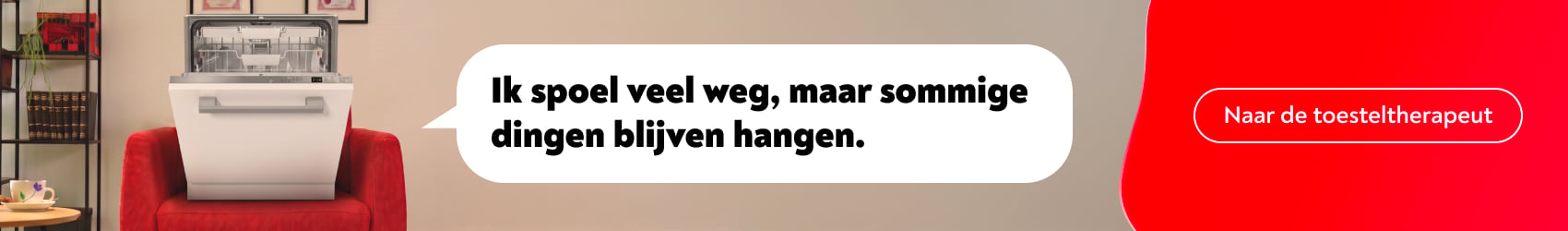 Ik spoel veel weg, maar sommige dingen blijven hangen. Naar de toesteltherapeut.