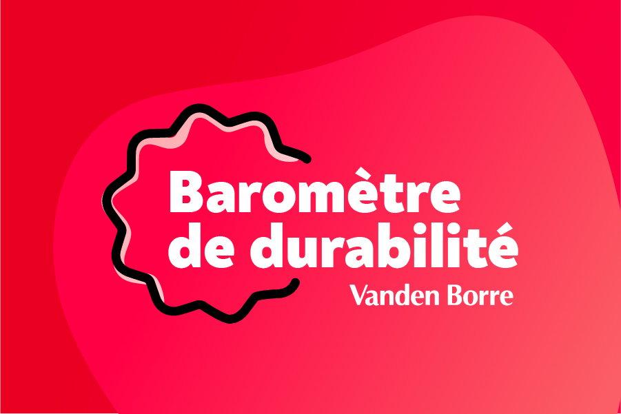 Le logo du baromtre de durabilit de Vanden Borre