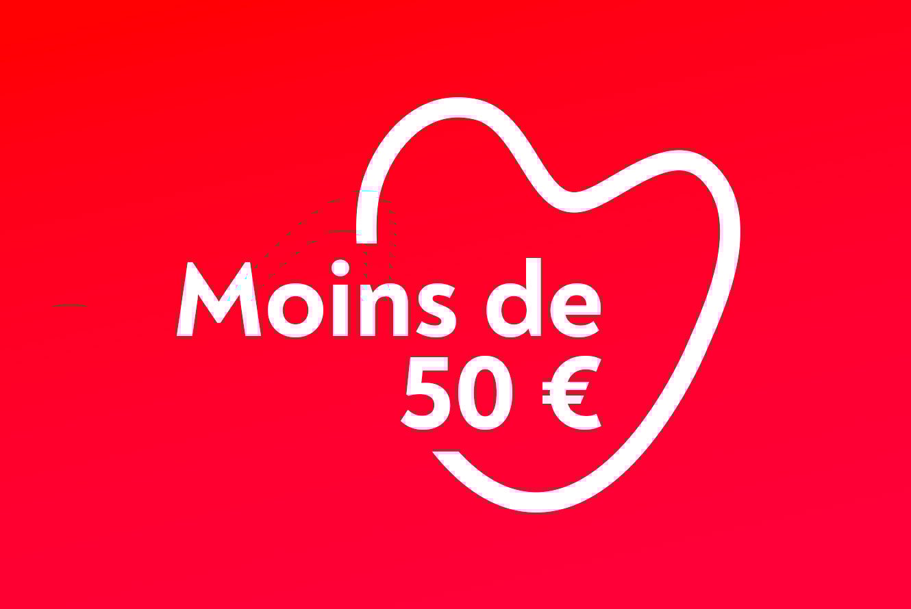 Slection de cadeaux  moins de 50 euros  