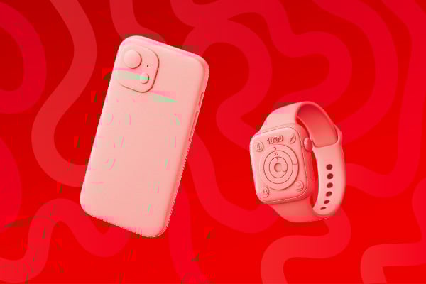 Banner soldes avec un smartphone et une montre connecte