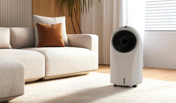 Un airco mobile dans un salon