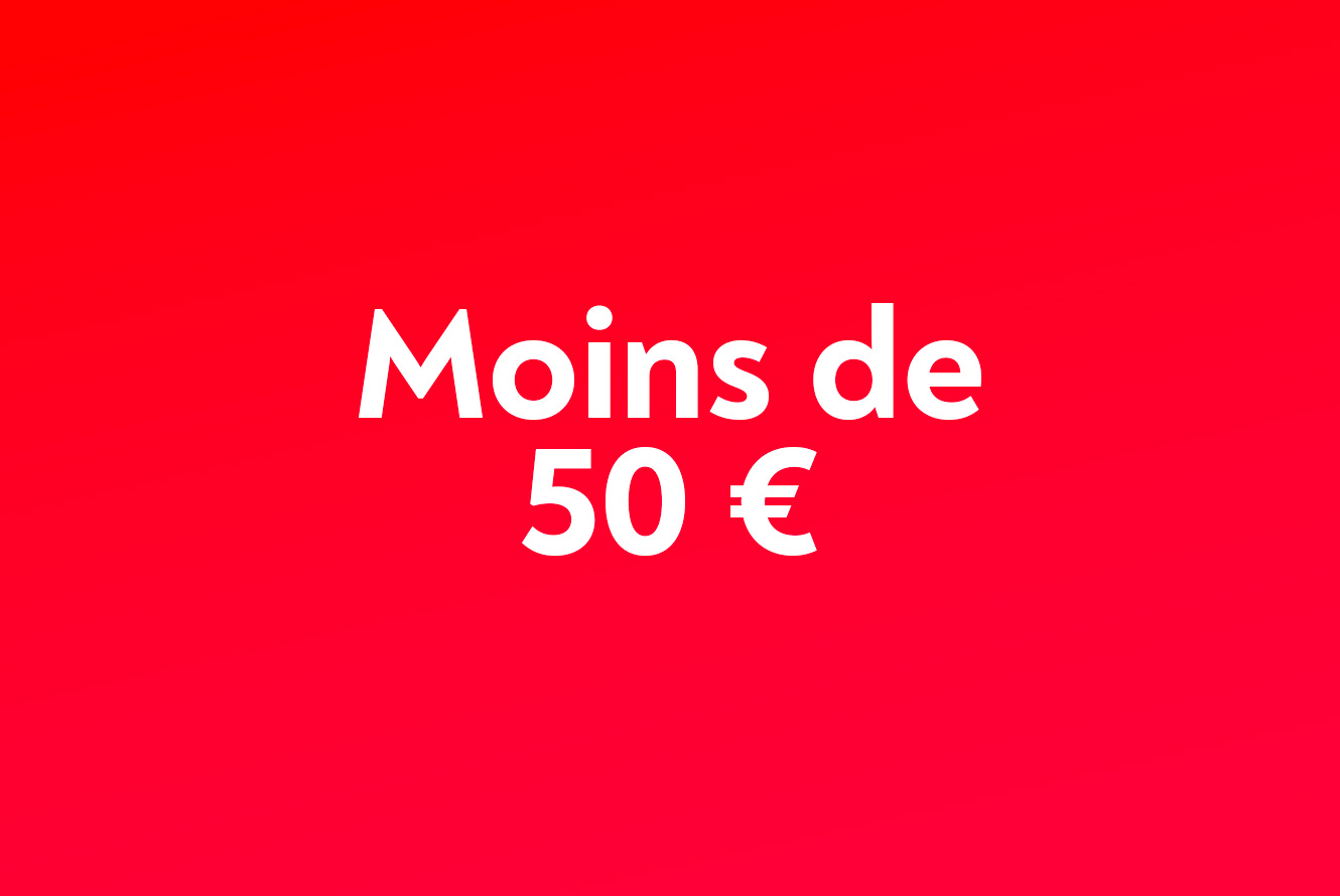S�lection de cadeaux � moins de 50 euros  
