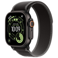 WATCH ULTRA 3�GPS + CELLULAR�49MM�BO�TIER TITANE NOIR AVEC BOUCLE TRAIL NOIR/CHARBON - M/L
