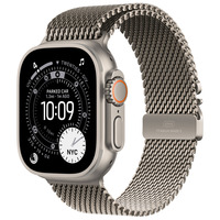 APPLE WATCH ULTRA 3GPS + CELLULAR49MMBOTIER TITANE NATUREL AVEC BRACELET MILANAIS EN TITANE NATUREL - M