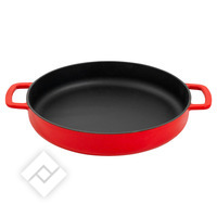 COMBEKK SOUS-CHEF FRY PAN DOUBLE HANDLE 28 CM RED 