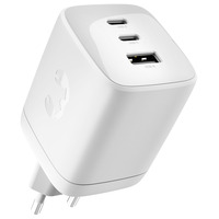 100W PD WALL CHARGER USB-A   2X USB-C - ICE GREY