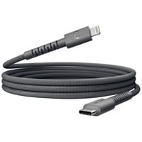 SILICON USB-C/LIGTHNING 2M GREY