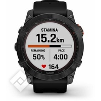 GARMIN FENIX 7X SOLAR SLATE GRAY BLACK BAND
