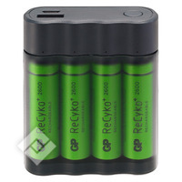 GP 2600 MAH POWERBANK + CHARGER GP X411