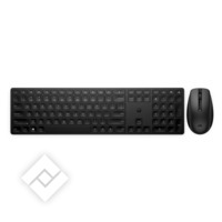 HP 650 COMBO AZERTY BE BLACK SANS FIL