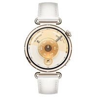 WATCH GT6 41MM WHITE - WHITE COMPOSITE LEATHER STRAP - KONSU-B19L