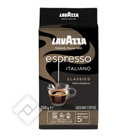 LAVAZZA KOFFIE ESPRESSO ITALIANO CLASSICO (250GR GEMALEN)