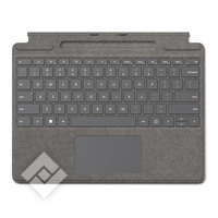 MICROSOFT SURFACE PRO SIGNATURE AZERTY KEYBOARD PLATINA