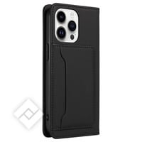 IPHONE 16 PRO MAX �TUI FOLIO AVEC PORTE-CARTES NOIR