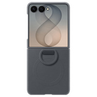 SILICONE RING MAGNET CASE - BLACK - GALAXY Z FLIP8 5G