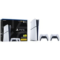 CONSOLE PLAYSTATION 5 �DITION NUM�RIQUE (SLIM) - 825 GO + DEUX MANETTES SANS FIL DUALSENSE (PACK) (PS5)