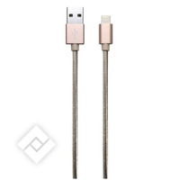 TEMIUM LIGHTNING CABLE NYLON GOLD