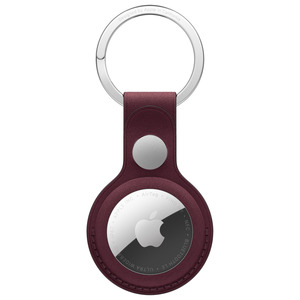 APPLE AIRTAG FINEWOVEN KEY RING BURGUNDY
