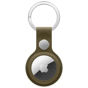 APPLE AIRTAG FINEWOVEN KEY RING DARK OLIVE