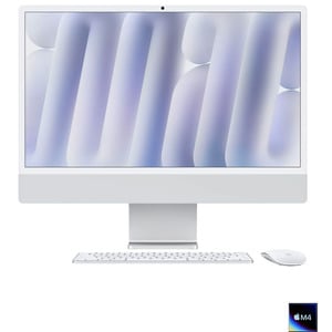 APPLE iMac 24� QWERTY (2024) M4 10-core GPU 256Gb Silver